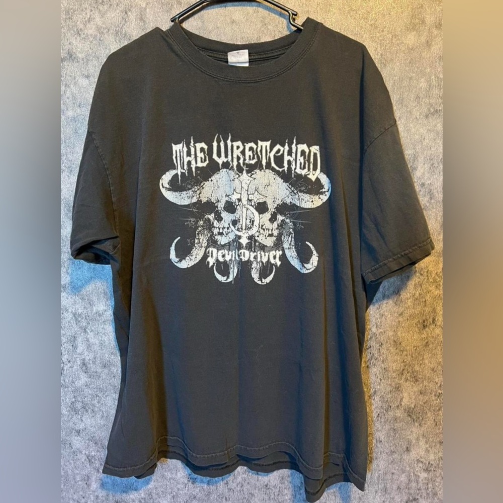 Devil Driver The Wretched Y2K band Tee